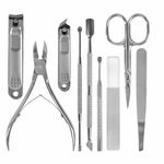 Премиальный набор для маникюра и педикюра 9 в 1 в пенале, PREMIUM, Monte Vita, 609494