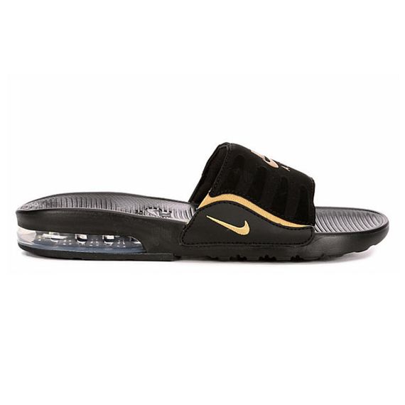 Nike Air Max Camden Slides 'Black Gold'