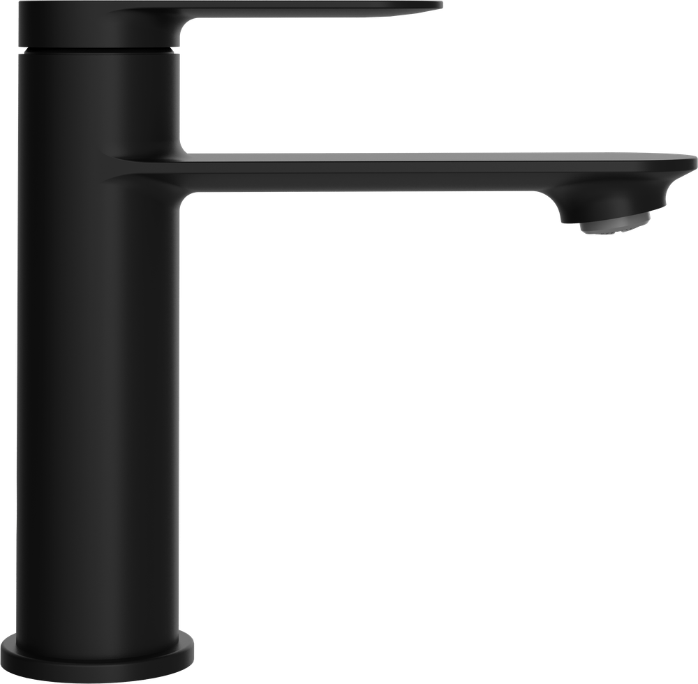 Смеситель для раковины STWORKI Сортланд S10010BK матовый черный