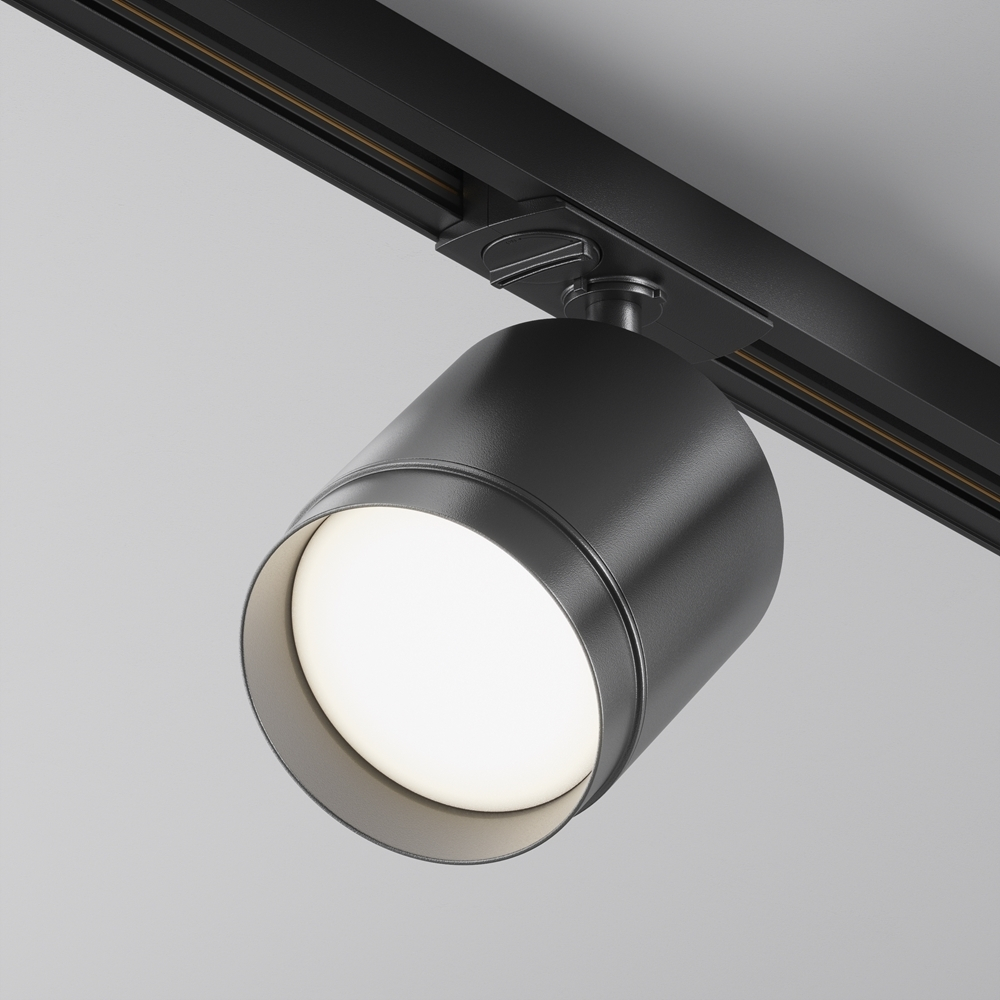 Трековые светильники однофазные Polar Unity черные GX53 15Вт ip20
