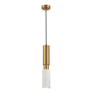 Светильник подвесной 1*GU10 SL1192.353.01 латунь/белый Prietti ST-Luce