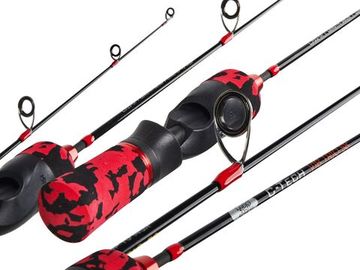 Удилище зимнее Lucky John C-TECH VIB TRIO три хлыста 58см