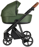 Детская коляска Roan Sol 3 в 1 с автокреслом Avionaut Silver Black RSL/1013 Boho Green