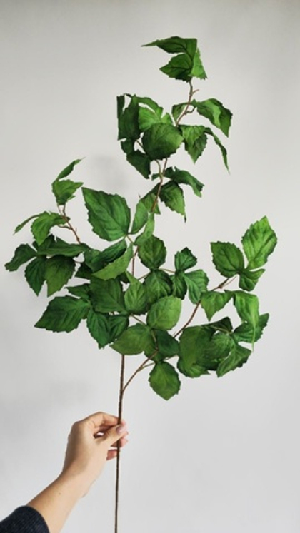 Ветка малины зеленая / Арт 1163