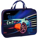 Папка с ручками А4 Berlingo Cardinal широкая ткань молния