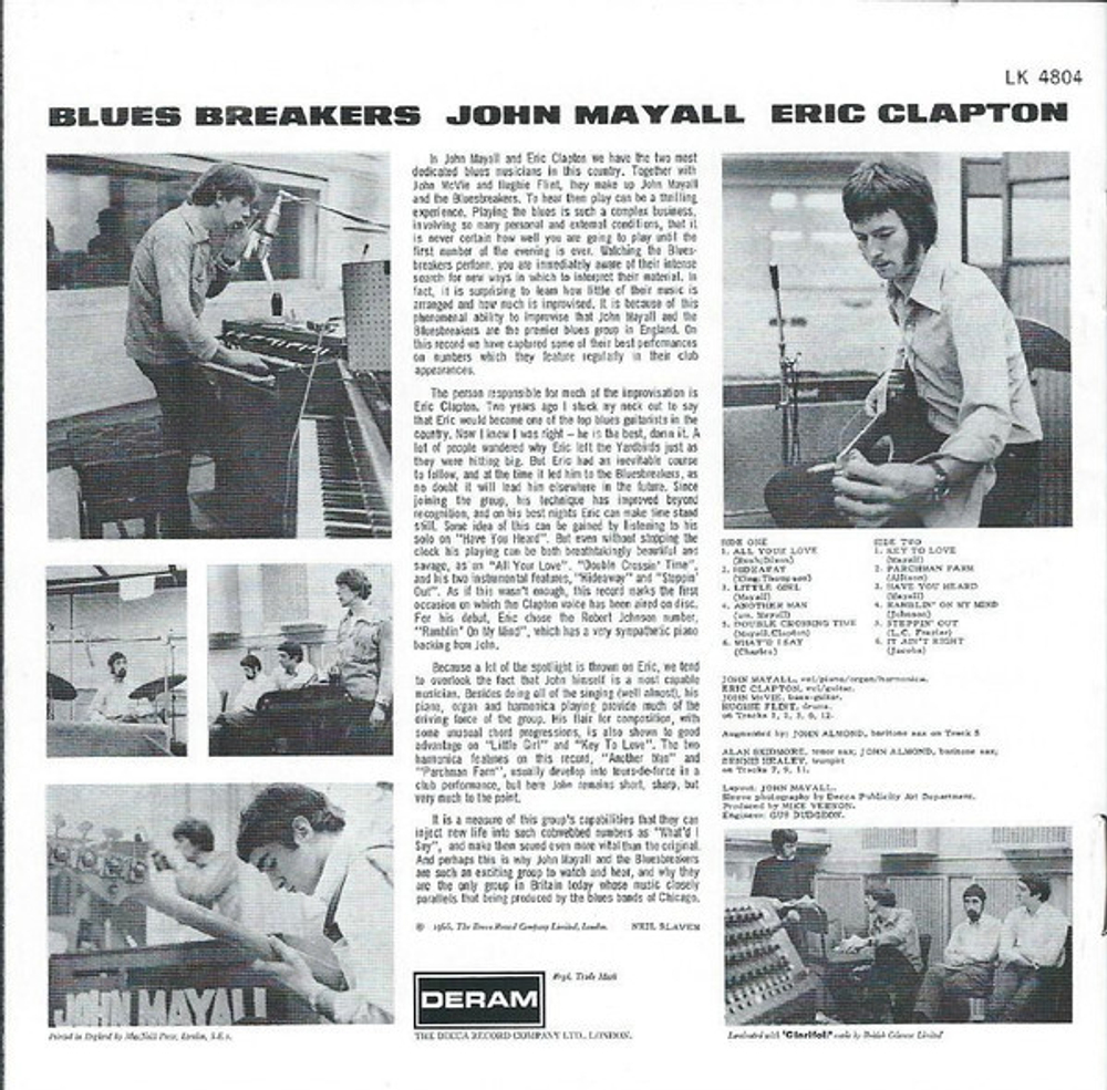 John Mayall With Eric Clapton / Blues Breakers (CD)