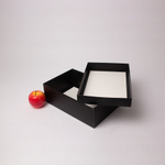 Коробка крышка-дно 30x10x20, черный, картон
