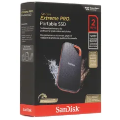 Внешний твердотельный накопитель SanDisk Extreme PRO Portable SSD V2 2TB (2000 МБ/с)