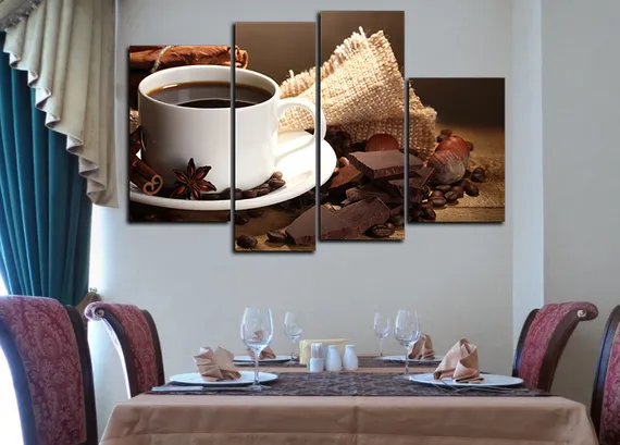 Модульная картина "Кофейная чашка"