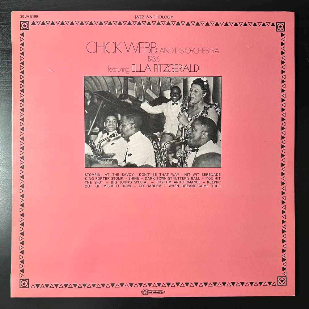Chick Webb And His Orchestra 1936 Featuring Ella Fitzgerald (Франция 1976г.)