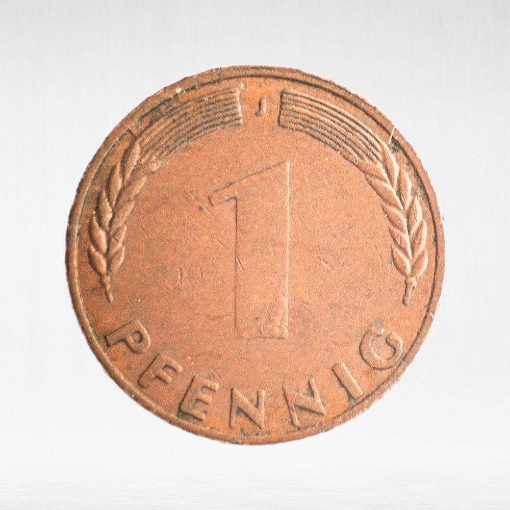 Germany, 1 Pfennig - Bank of German States, 1949, (Hamburg Mint - "J"), VF