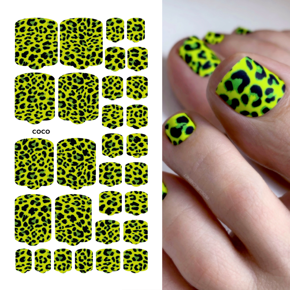 Плёнки для педикюра by provocative nails coco