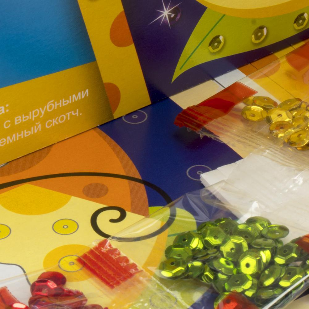 3D Картинка с пайетками 19*22см "Мышка" (Lori)