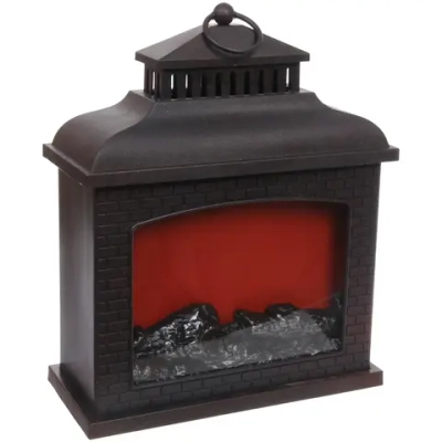 Сувенир с подсветкой «КАМИН - Волшебный вечер» 29,8*13*37 см (питание от USB и батареек)