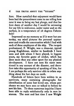 The Truth About the Titanic. Sixteen illustrations | Colonel Archibald Gracie