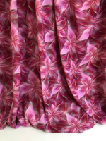 Штапель принт цветы розовый св./фуксия D1C4