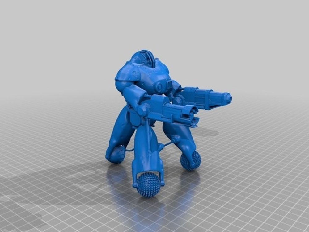 Fallout 3 - Sentry Bot Battle Damaged