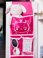 Кармашки в садик 85х20 Сердечки (розовый)