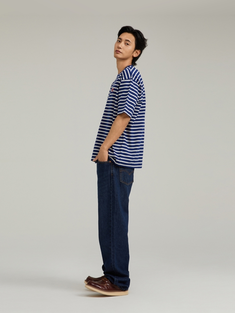 Мужские свободные прямые джинсы Levi's 565 Loose Straight A7221-0011