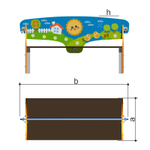 Скамья детская Romana 302.18.00
