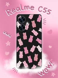 Чехол на Realme C55 с принтом
