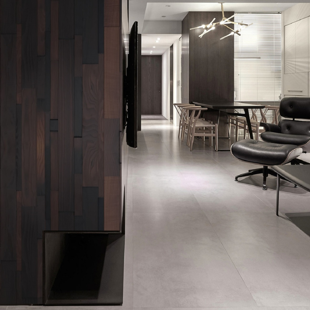 Деревянная мозаика для стен Wood Mosaic Планшет Термоясень