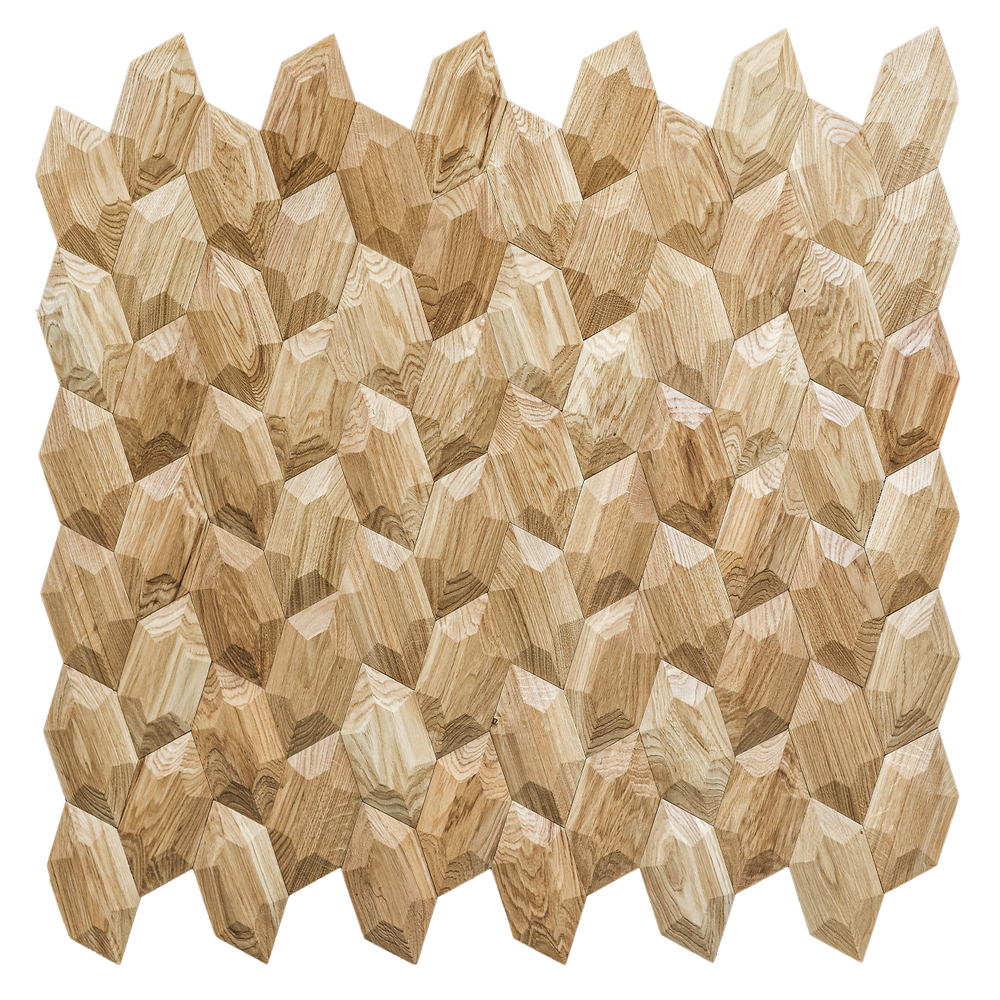Деревянная мозаика для стен Wood Mosaic Рубин