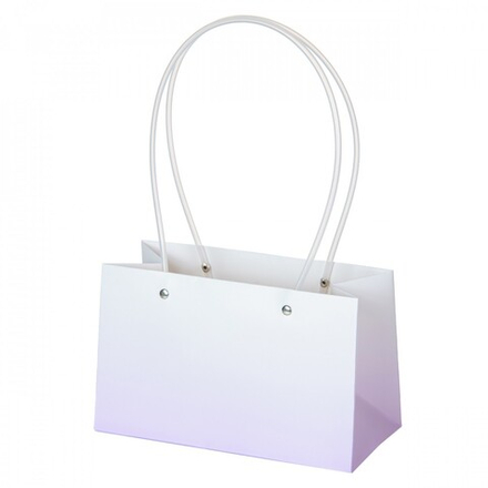 Пакет 22*10,5*13,5см ГРАДИЕНТ СВЕТЛО-СИРЕНЕВЫЙ