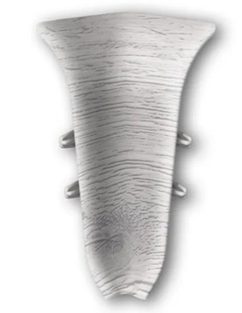 Угол внутренний для плинтуса 85мм "Идеал Классик", 432 Дуб платиновый