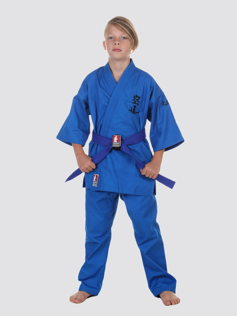 Детское кимоно для КУДО Kudowear синее
