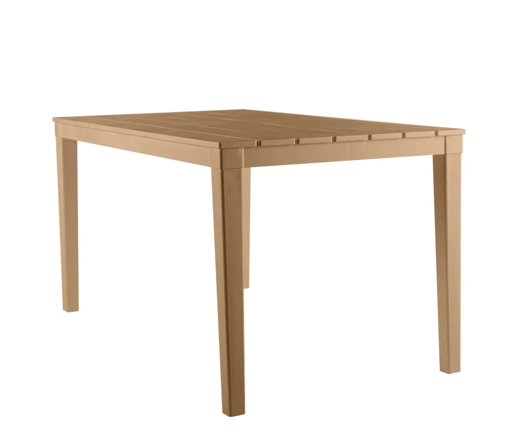 Стол пластиковый Элластик-Пласт Прованс прямоугольный (бежевый)