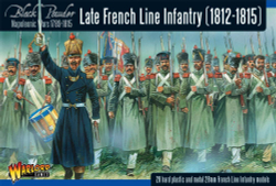 Late French Line Infantry (1812-1815) - 28 figs