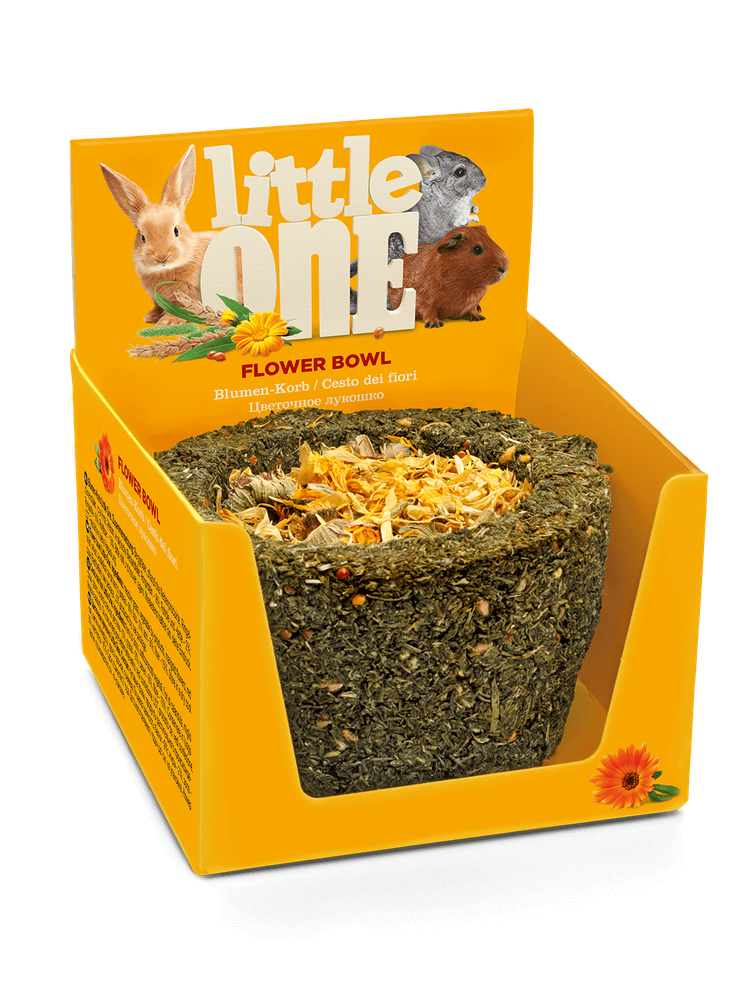 Little one лакомство для всех видов грызунов цветочное лукошко