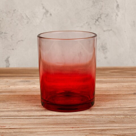 Стакан 220мл (красный градиент)