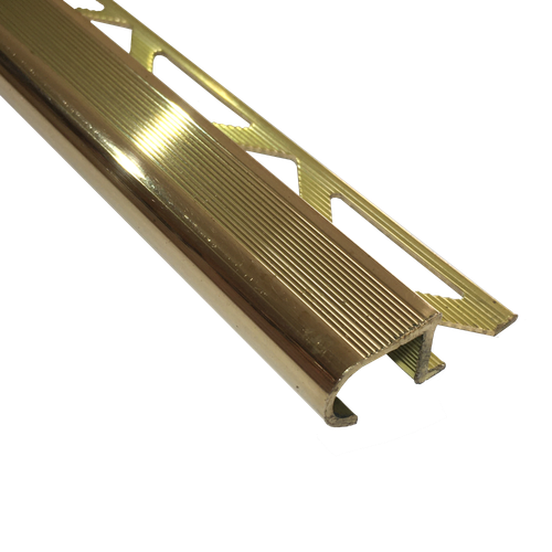 ЛПZO 10мм "PW" 2,5м Полир. ZO-об. на порог латунь