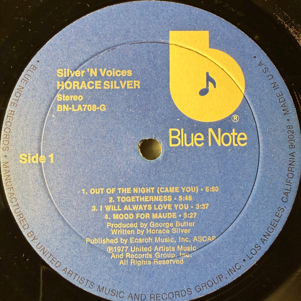 Horace Silver ‎– Silver 'N Voices (США 1977г.)