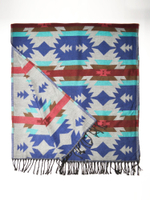 Шарф теплый с орнаментом Навахо