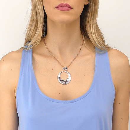 Колье Boccadamo XGR656RS BL/RG