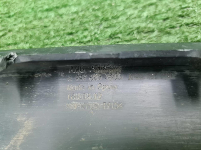 Юбка заднего бампера Mercedes V w447 (2014-н.в.)