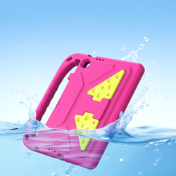 Детский чехол розового цвета на планшет Lenovo Tab K10 Gen 2 10.1 и Tab 10.1 Tablet (2025-) от Dux Ducis, серия Puff Series Case