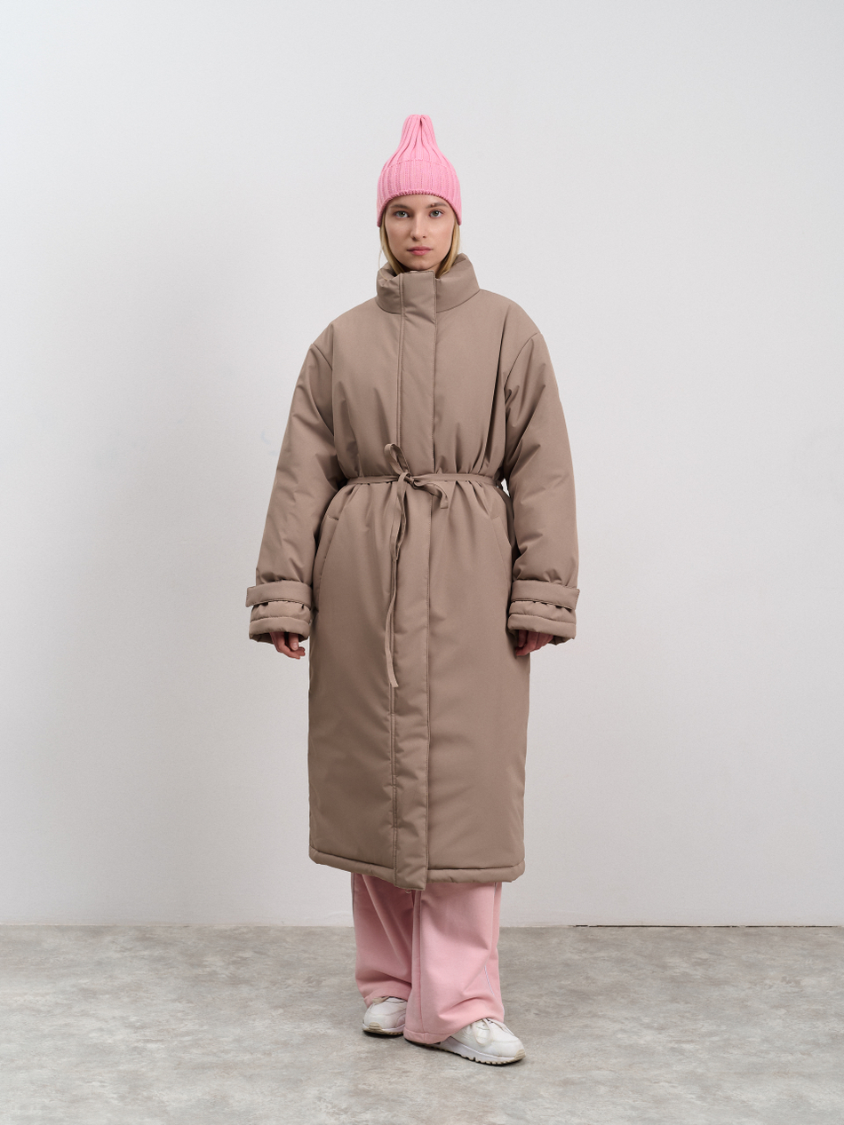 Пальто женское демисезонное "Ливерпуль" бежевый