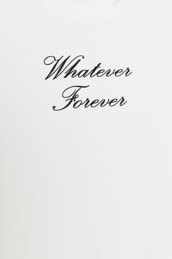 ZARA ФУТБОЛКА С НАДПИСЬЮ, БЕЛЫЙ