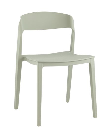 Стул Moris пластик серо-зеленый