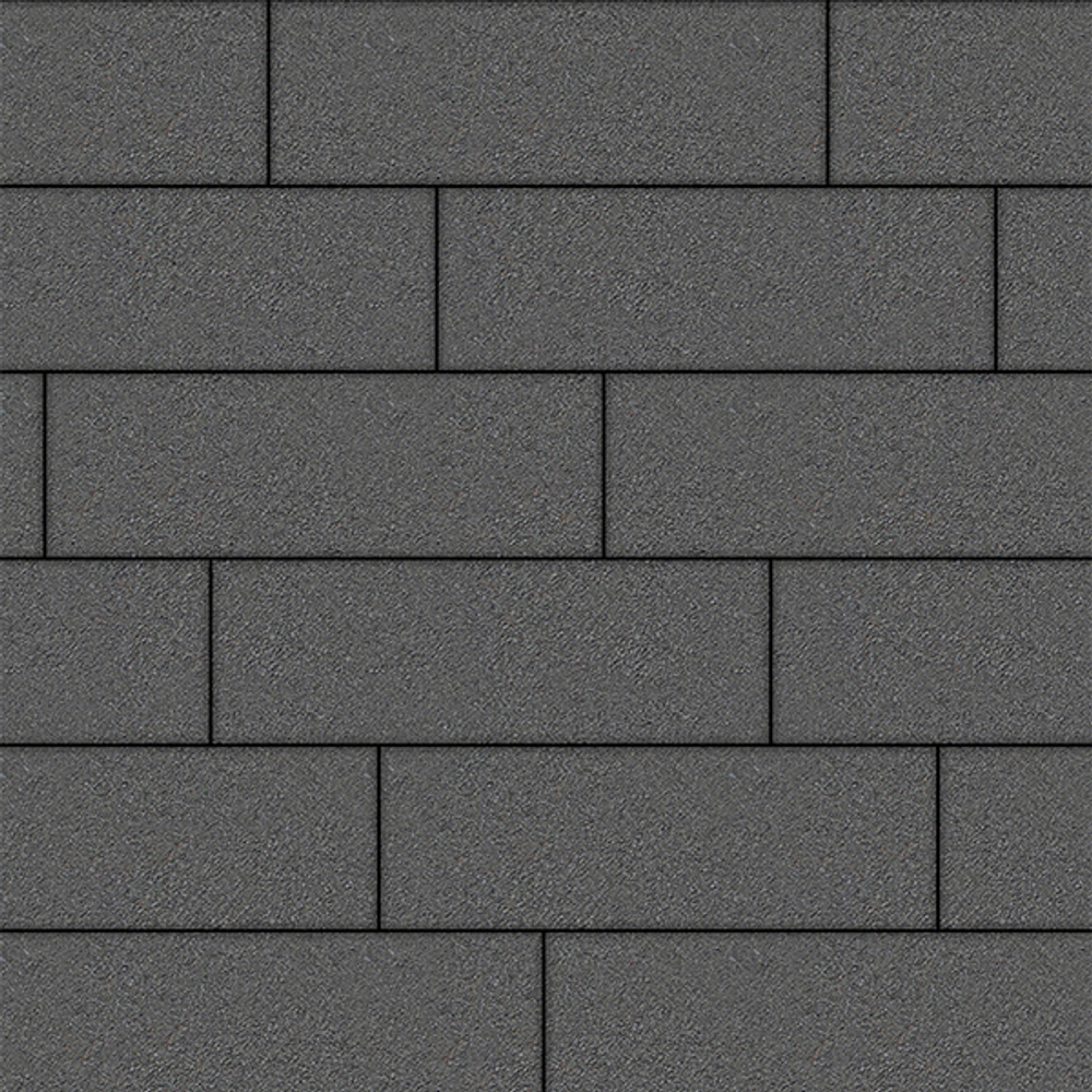 Тротуарная плитка ПРЯМОУГОЛЬНИК 750х250 мм - Стандарт Серый