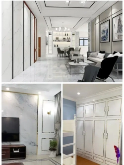 Молдинг самоклеящийся на стену для декора стен серебро