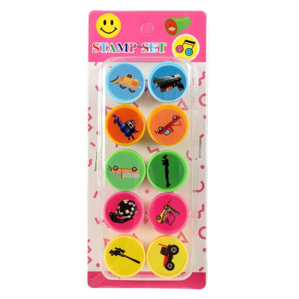 Набор штампов "Транспорт" 10 штук, на блистере , С-30721