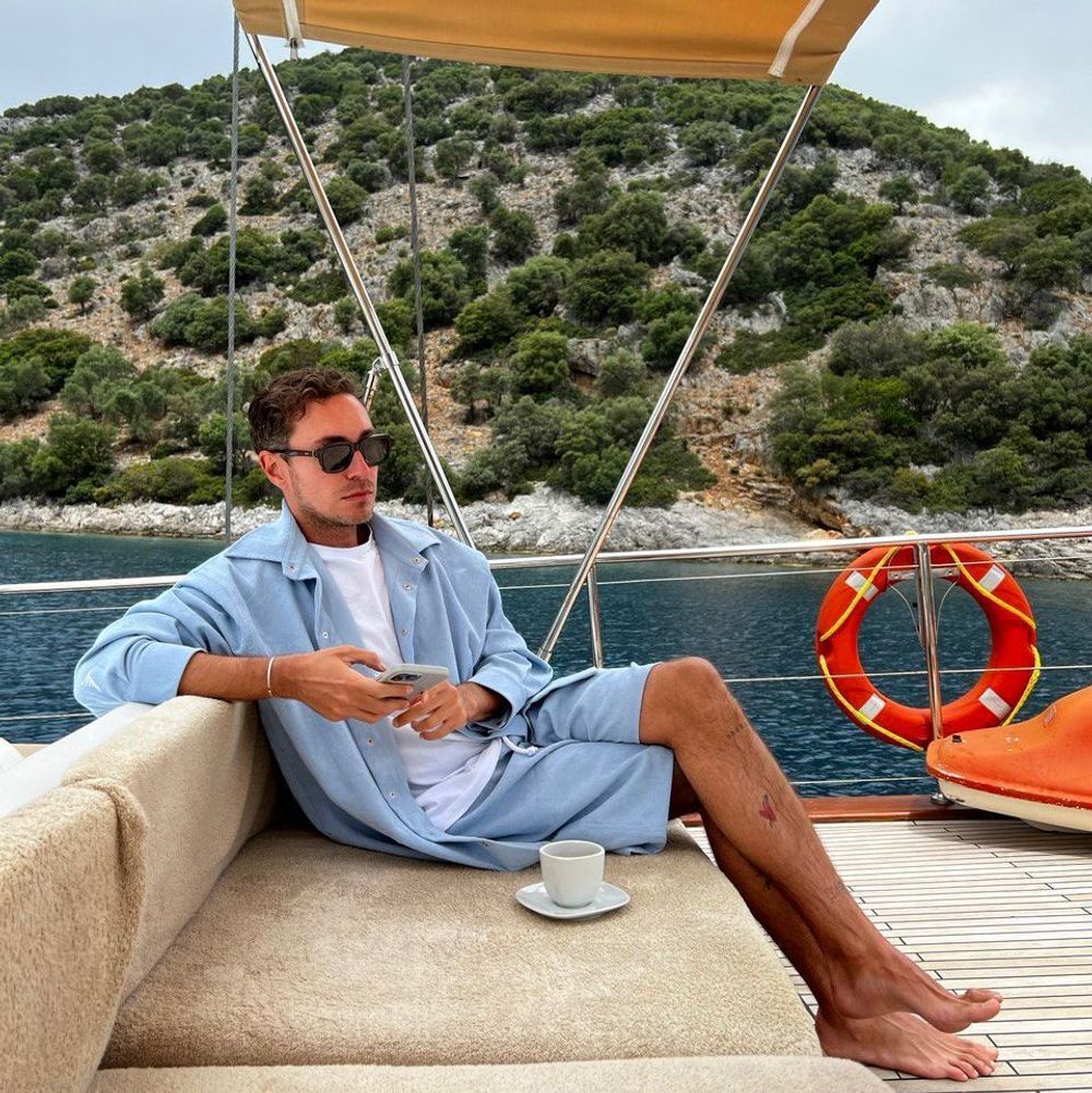 Шорты Смерч #4 Длинные Голубые