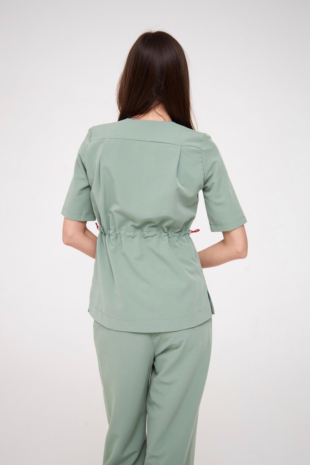 Топ с запахом медицинский женский Йошо, шалфей ОЛД