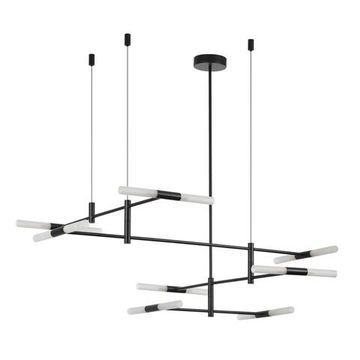 4307/16 HIGHTECH ODL26 Потолочный светильник  черный/акрилл/металл IP20  G9 40W *16 180°  220V SOHO