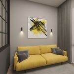 DK5021-BK Настенный светильник, IP20, до 15 Вт, LED, GU10, черный, алюминий